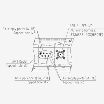 Lengan Robot Pengelasan Hyundai HH7 6 Axis Dengan Mesin Las Dan Obor