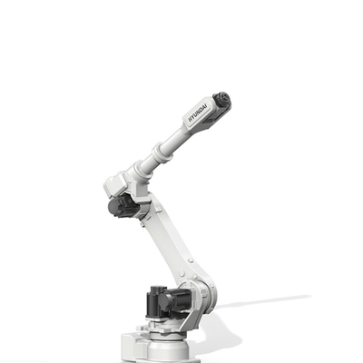 6 Axis Industrial Hyundai HH10L Welding Robot Arm Dengan Welder Dan Welding Torch