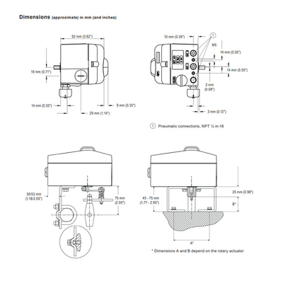 Spirax Sarco SP7-10 SP7-11 SP7-12 Smart Valve Positioner Dengan EZ Control Valve