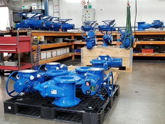 Limitorque MX - 100 MX - 85 MX - QX Electric Actuator Bekerja Dengan Flowserve Valve