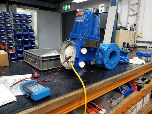 Limitorque MX - 100 MX - 85 MX - QX Electric Actuator Bekerja Dengan Flowserve Valve