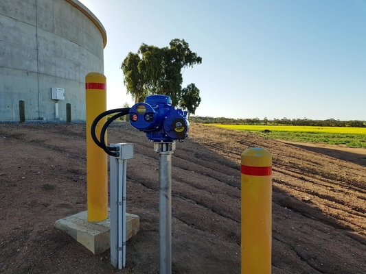 Limitorque MX - 100 MX - 85 MX - QX Electric Actuator Bekerja Dengan Flowserve Valve