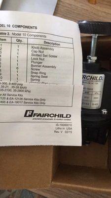 Rotork Fairchild Model 10 Series Pneumatic Precision Regulator Untuk Fisher Valve Body Actuator