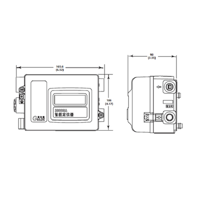 Gulde Valve Positioner Harga 3800SA Smart Positioner Dengan 5100 Control Valve