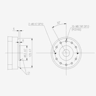 6 Axis Hyundai Packing Industrial Robot Arm HH050 Welding Dengan Gripper