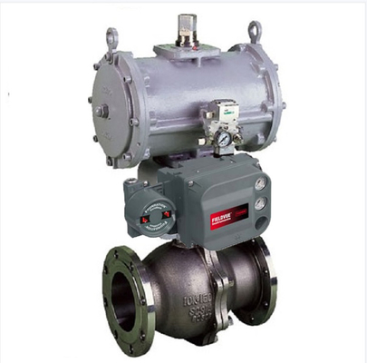 Katup Kontrol KOSO 310K Dengan Fisher DVC6200 Pneumatic Positioner 6300RC Actuator