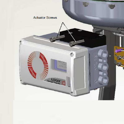 520MD Pneumatic Valve Positioner Flowserve Positioner dengan katup kontrol merek Chinse dan aktuator