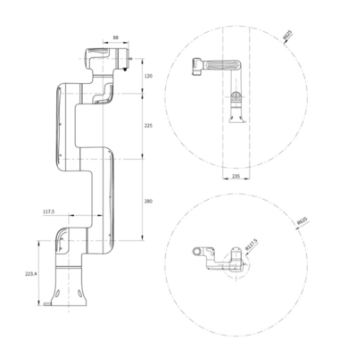 DOBOT NOVA Lengan Robot Cina Lengan Robot Cobot Dengan Robot Gripper