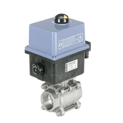 Burket Pneumatic Rotary Actuator Electric 8804 2/2 Way dengan Ball Valve merek Cina
