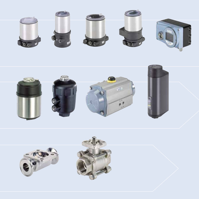 Burkert Pneumatic Actuator Tipe 3004 Rotary Listrik 20 Sampai 100Nm