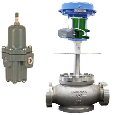 Katup Kontrol Pneumatik Q dilengkapi Rotork Actuator 3710 67CFR Katup Pengurang Tekanan Filter