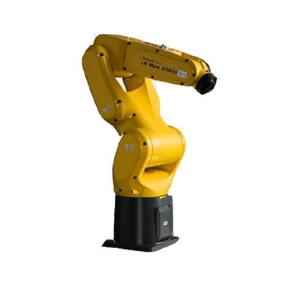 Fanuc Palletizing Robot Arm LRMate-200iD 6 Axes Max Mencapai 717mm Dengan GBS Robot Rail