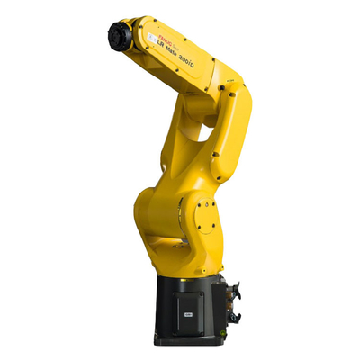 Fanuc Palletizing Robot Arm LRMate-200iD 6 Axes Max Mencapai 717mm Dengan GBS Robot Rail