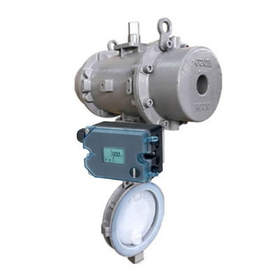 KOSO Pneumatic Samson Smart Positioner 3725-00 Butterfly Valve Dengan Positioner
