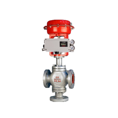 ROTORK YTC Smart Valve Positioner Ytc 3300 Dengan Katup Kontrol Dan Aktuator Cina