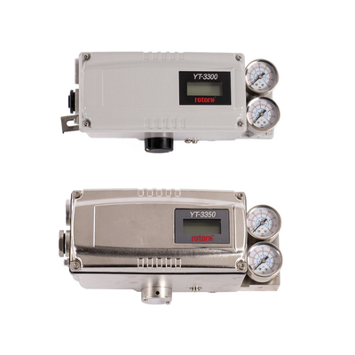 ROTORK YTC Smart Valve Positioner Ytc 3300 Dengan Katup Kontrol Dan Aktuator Cina