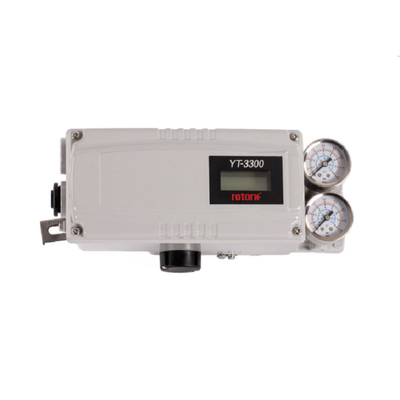 ROTORK YTC Smart Valve Positioner Ytc 3300 Dengan Katup Kontrol Dan Aktuator Cina
