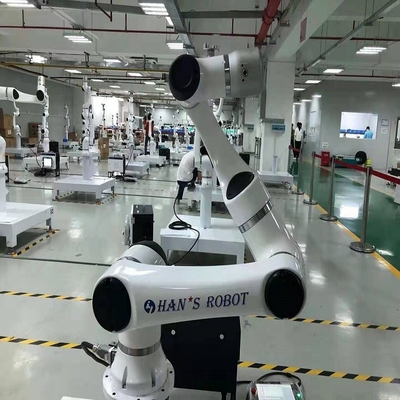 Grey Hansrobot 6 Axis Cobot Welding Elfin05 Lengan Robot Kolaboratif Dengan Onrobot Robot Gripper