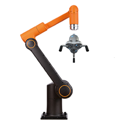 Hanwha 6 Axis Cobot Palletizer HCR-12 Lengan Robot Kolaboratif Dengan Sistem Penglihatan Onrobot Gripper