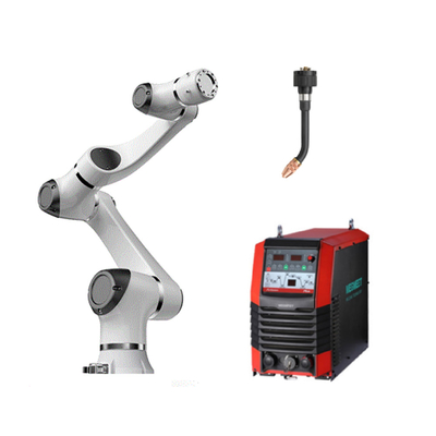 Grey Hansrobot 6 Axis Cobot Welding Elfin05 Lengan Robot Kolaboratif Dengan Onrobot Robot Gripper