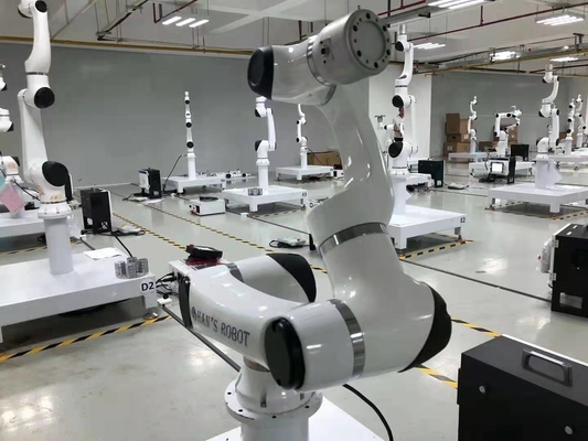 Lengan Robot Kolaborasi Hansrobot 6 Axis Fleksibel Memilih Dan Menempatkan Elfin Dengan Onrobot Gripper
