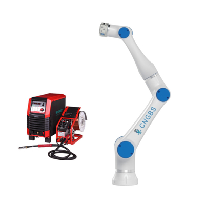 Aluminium Alloy Collaborative Robot Arm 6 Axis 6kg Payload Untuk Robot Pengelasan