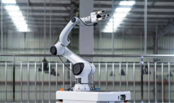 Aluminium Alloy Collaborative Robot Arm 6 Axis 6kg Payload Untuk Robot Pengelasan