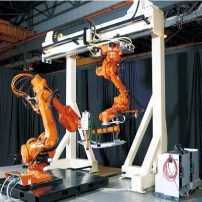 IRB 1410 ABB Robot Arm Welding Workstation Menyediakan Layanan Integrasi Otomatis
