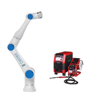 CNGBS 3kg Payload 6 Axis Cobot Robot Arm Dengan Mesin Otomatis Tig MiG Arc Welding