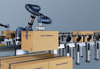 Lengan Robot Doosan Cobot A0912 Dengan Gripper Robot Onrobot Untuk Pembuatan Palet Dan Robot Perakitan