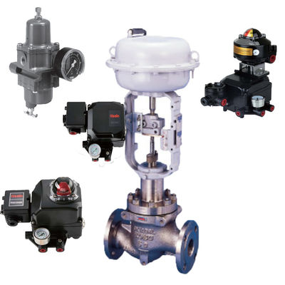 Katup Kontrol Listrik Dengan Tissin Smart Valve Positioner TS600 Series Pneumatic Positioner Dan Asco Solenoid Valve