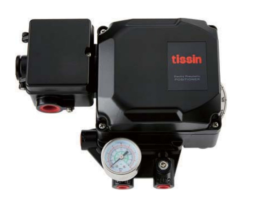 Katup Kontrol Listrik Dengan Tissin Smart Valve Positioner TS600 Series Pneumatic Positioner Dan Asco Solenoid Valve