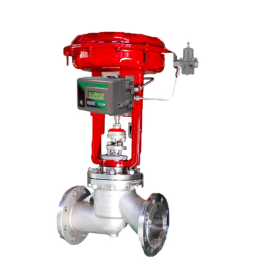 Katup Kontrol pneumatik dengan regulator filter 67CFR dan pemosisian Katup Fish-er DVC2000