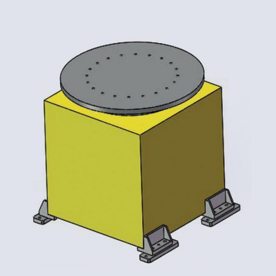 U Type 2 Axis Automatic Welding Positioner Bekerja Dengan Lengan Robot ABB KUKA Yasakawa Fanuc