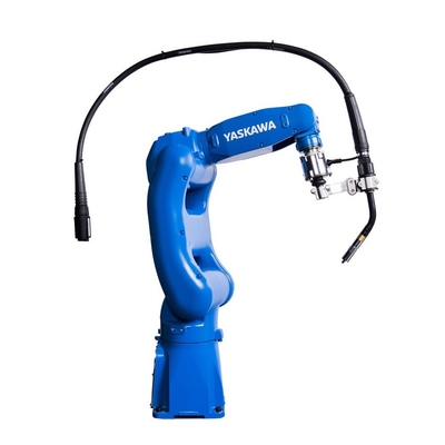 Industri 6 Axis Yaskawa Robot Arm Arc Welding Machine Dan Mig Welding Torch