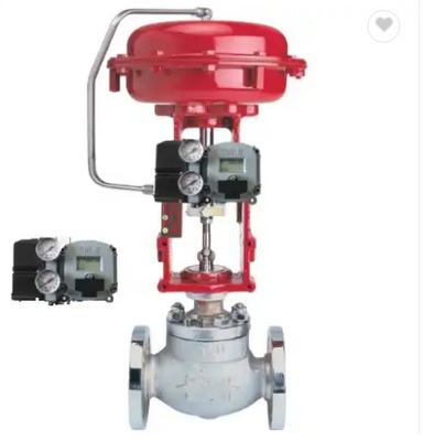 Red Masoneilan 21000 Series Single Port Valve Untuk Valve Positioner SVI3