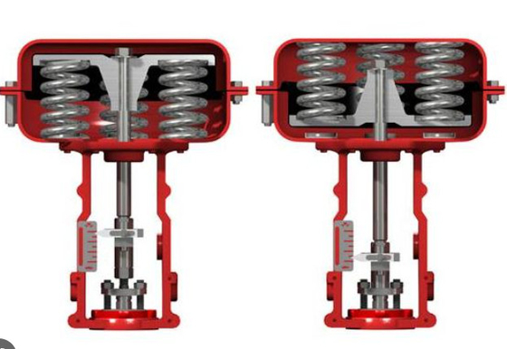 Red Masoneilan 21000 Series Single Port Valve Untuk Valve Positioner SVI3