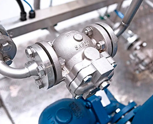 Kontrol Suhu Otomatis FT12 Ball Float Type Steam Draining Valve Untuk Industri Gula