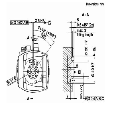 GBS Robot Rel lintasan linier untuk lengan robot las KR10 R1420 Robot KUKA