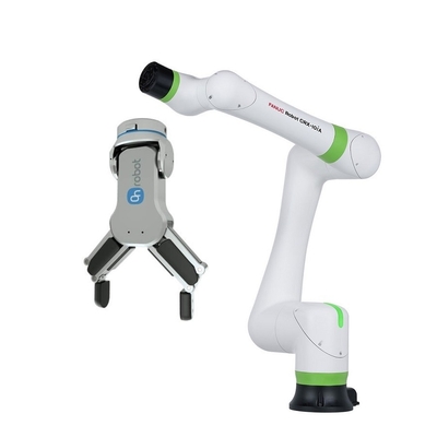 FANUC Pick and Place cobot CRX-10iA Robot kolaboratif dengan gripper robot onrobot RG2 RG6