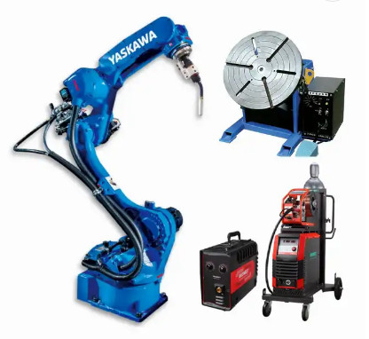 Robot Industri Yaskawa 6 Axis Arc Welding Robot Arm Mig Welding Obor