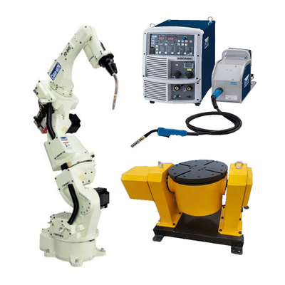mig mag robot las FD-B4S 7 sumbu dengan mesin las robot P400 untuk solusi las OTC