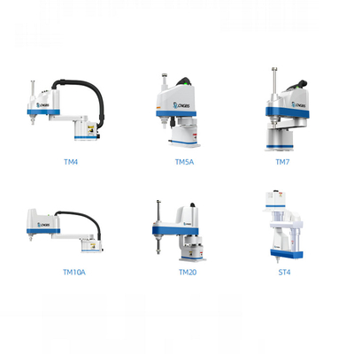 4 Axis Handling Robot lengan frekuensi tinggi CNGBS ST4-R350 Scara Robot Dengan Muatan 4KG Dan Jangkauan 350 Mm