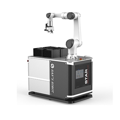 AGV dengan Hansrobot 6 Axis Robotic Arm Collaborative Robots Arm Elfin10