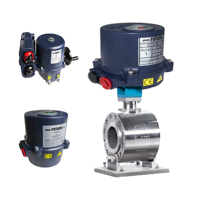 Aktuator katup rentang ROM untuk katup ROTORK dengan katup kontrol merek Cina