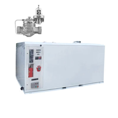 Skid Cina Dipasang Dengan Katup Kontrol Pengatur LR125 FISHER Regulator Tekanan Untuk Gas