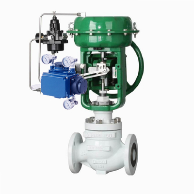 Katup kontrol Cina dengan azbil pneumatik Smart valve positioner SVX 1000 dan regulator filter fisher 67CFR