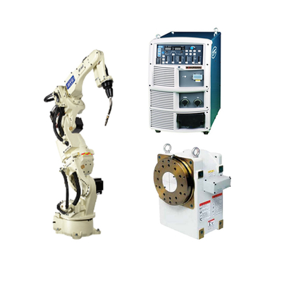 Robotic Welding FD-B4S 7 Axis Robot Arm Dan FD-11 Controller Welding Obor Untuk OTC Dengan Mesin Las Tig DM350