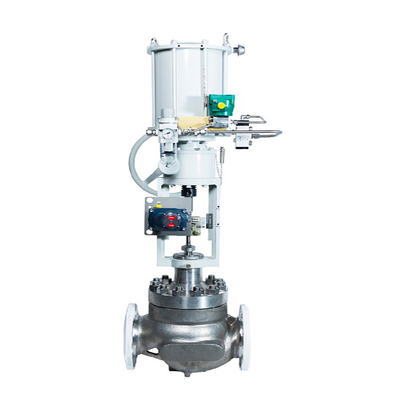 Katup Kontrol Cina Dengan Pneumatic Actuator Dan Asco 8210G Dan Festo VUVS-L30 Solenoid Valve