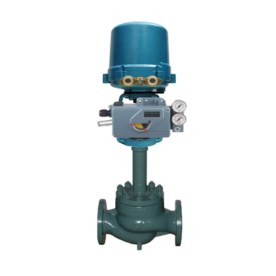 Katup kontrol pneumatik Cina dengan FOXBORO SRI990 Valve Positioner dan Pneumatic Valve Actuator